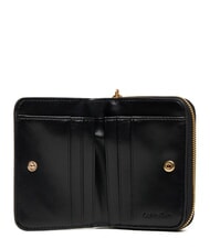 CALVIN KLEIN HARDWARE MONOGRAM portefeuille en cuir sur noir - Portefeuilles Femme - 2