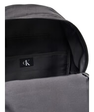 CALVIN KLEIN BOLD LOGO NYLON Sac &agrave; dos souple sur noir - Sacs &agrave; dos pour l'&Eacute;cole & les Loisirs - 3