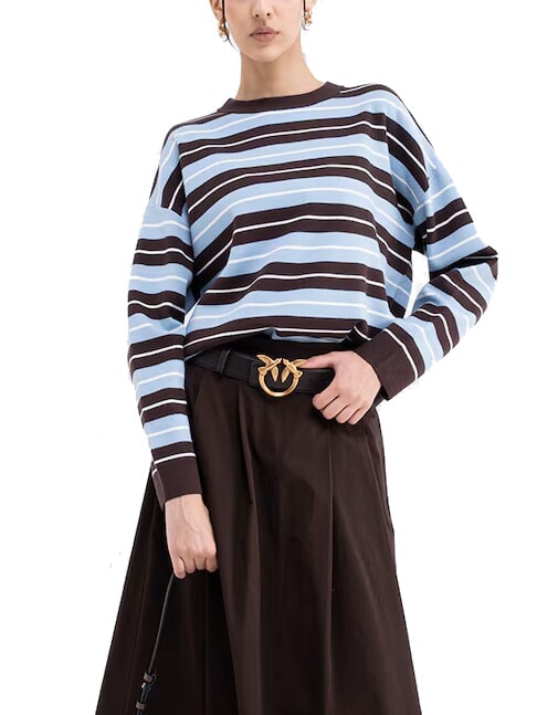 LOVE BERRY ceinture en cuir or moro-antique - Ceintures