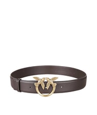 PINKO LOVE BERRY ceinture en cuir or moro-antique - Ceintures - 2