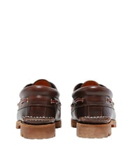 TIMBERLAND AUTHENTIC BOAT chaussures en cuir brun - Chaussures Femme - 6