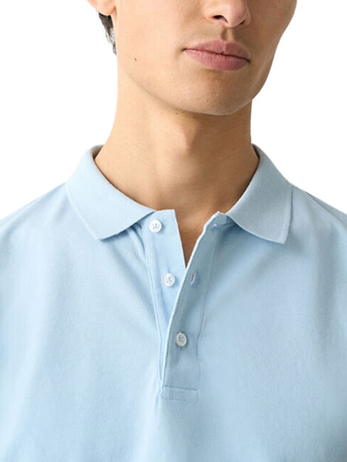 ORIGINALS MONDAY polo &agrave; manches courtes bleu ang&eacute;lique - chemise polo