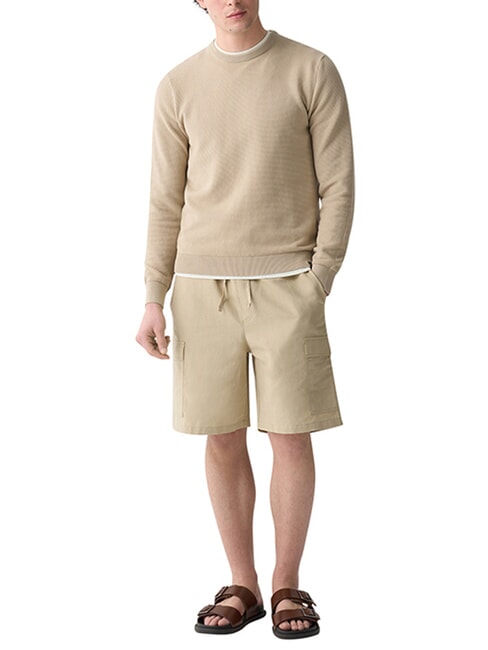 ORIGINALS BAFFLE Pull en coton &agrave; col rond jute - Pulls pour hommes