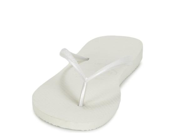 Tongs HAVAINAS SLIM blanc - Chaussures Femme
