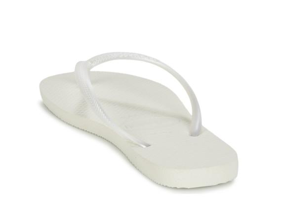 Tongs HAVAINAS SLIM blanc - Chaussures Femme