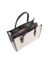 COCCINELLE MYRTHA26 CANVAS Sac &agrave; main avec bandouli&egrave;re naturel / noir - Sacs pour Femme - 4