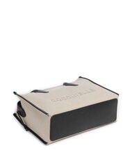 COCCINELLE MYRTHA26 CANVAS  naturel / noir - Sacs pour Femme - 3