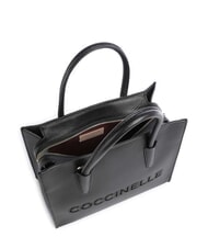 COCCINELLE MYRTHA26 Sac &agrave; main avec bandouli&egrave;re Noir - Sacs pour Femme - 3