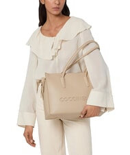 COCCINELLE MYRTHA26 Sac bandouli&egrave;re en cuir coquillage - Sacs pour Femme - 5