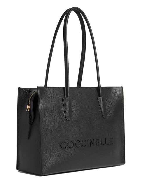 MYRTHA26 Sac bandouli&egrave;re en cuir Noir - Sacs pour Femme