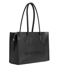 COCCINELLE MYRTHA26 Sac bandouli&egrave;re en cuir Noir - Sacs pour Femme - 2