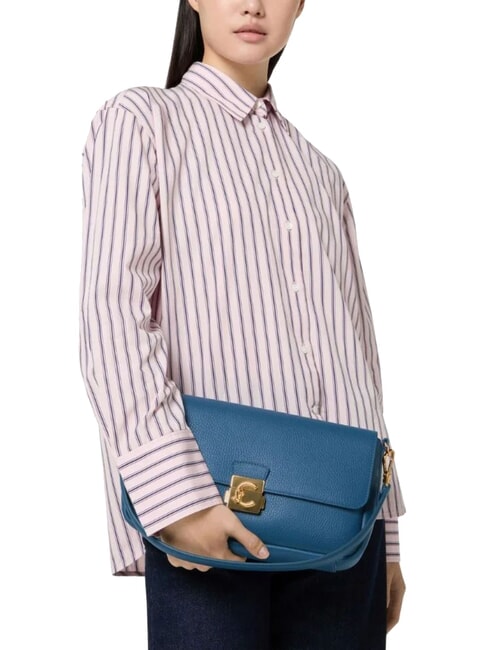 C-ME LOCK Sac bandouli&egrave;re, avec bandouli&egrave;re bleu profond - Sacs pour Femme