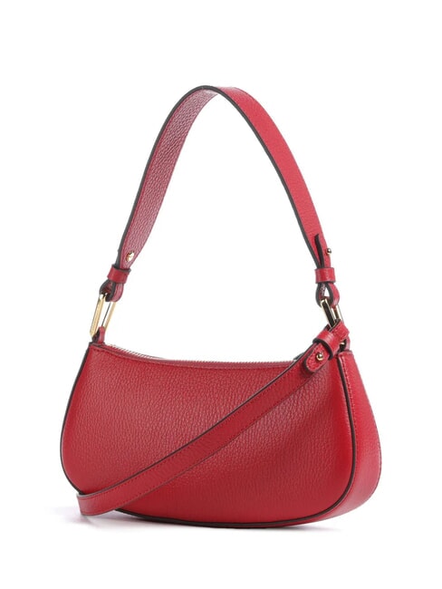 MERVEILLE Sac &agrave; bandouli&egrave;re en cuir textur&eacute; &eacute;carlate - Sacs pour Femme