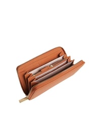 COCCINELLE METALLIC SOFT Portefeuille zipp&eacute; en cuir textur&eacute; crabe - Portefeuilles Femme - 2