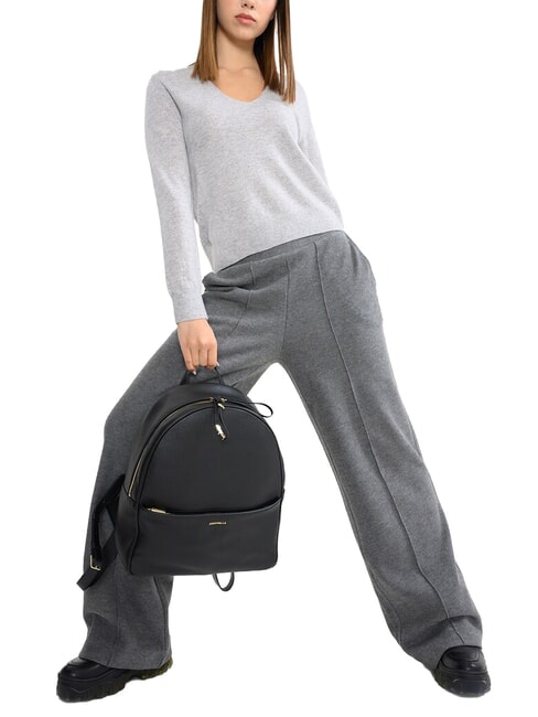 NORY Sac &agrave; dos en cuir Noir - Sacs pour Femme