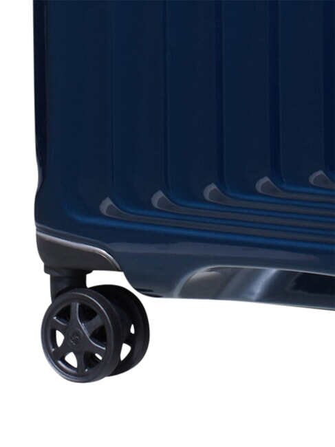 NUON Chariot extra large bleu fonc&eacute; m&eacute;tallique - Valises Rigides