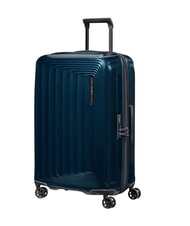 SAMSONITE NUON Chariot extensible moyen bleu fonc&eacute; m&eacute;tallique - Valises Rigides - 4