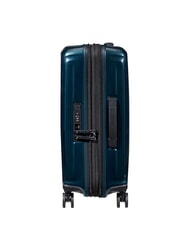 SAMSONITE NUON Valise &agrave; roulettes extensible pour bagages &agrave; main bleu fonc&eacute; m&eacute;tallique - Valises cabine - 5