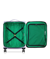 BENETTON By DELSEY COLOR BLOCK Chariot moyen, extensible lavande - Valises Semi-rigides - 2