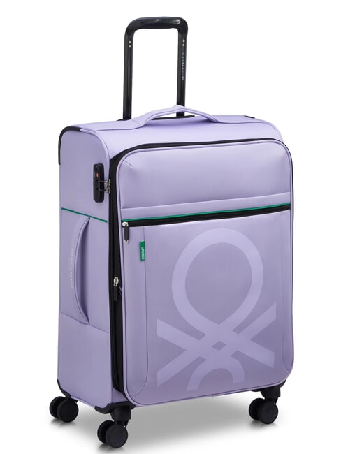 COLOR BLOCK Chariot moyen, extensible lavande - Valises Semi-rigides