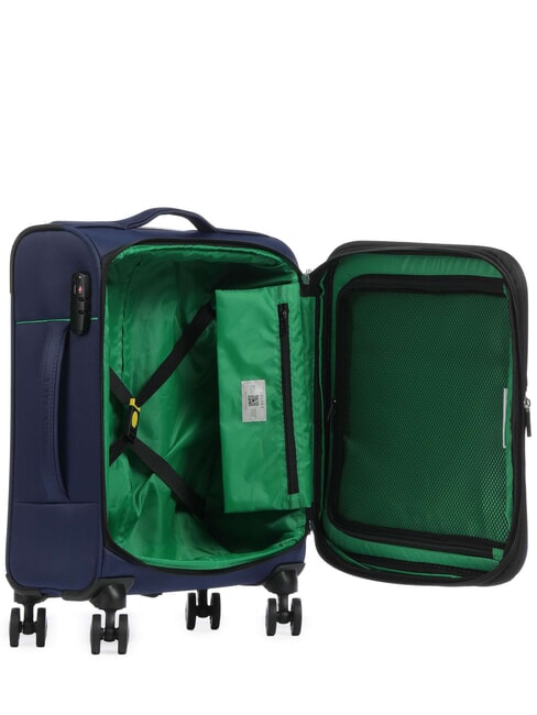 COLOR BLOCK valise cabine extensible bleu - Valises cabine
