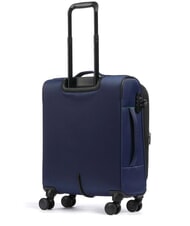 BENETTON By DELSEY COLOR BLOCK valise cabine extensible bleu - Valises cabine - 3