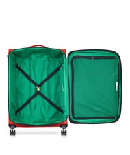 BENETTON By DELSEY COLOR BLOCK Grand chariot extensible ROUGE - Valises Semi-rigides - 2