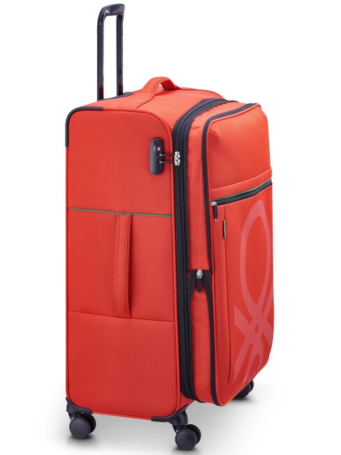 COLOR BLOCK Grand chariot extensible ROUGE - Valises Semi-rigides