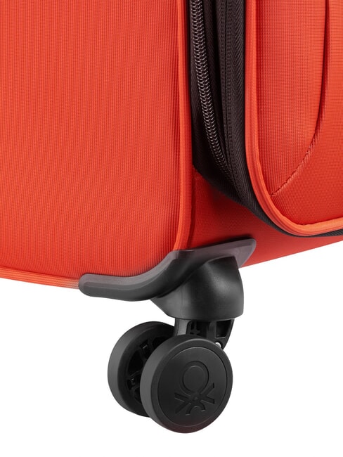 COLOR BLOCK Grand chariot extensible ROUGE - Valises Semi-rigides
