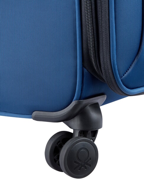 COLOR BLOCK Grand chariot extensible bleu - Valises Semi-rigides