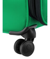 BENETTON By DELSEY COLOR BLOCK valise cabine extensible iguane - Valises cabine - 6