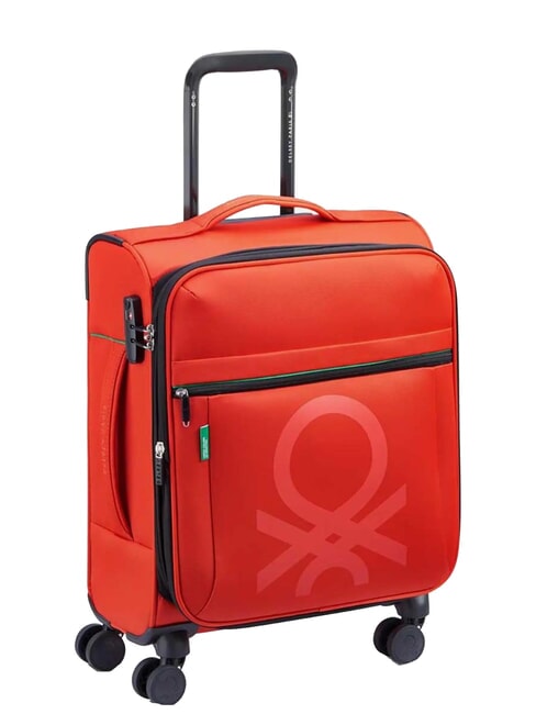COLOR BLOCK valise cabine extensible ROUGE - Valises cabine