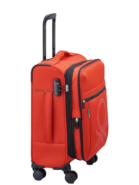 COLOR BLOCK valise cabine extensible ROUGE - Valises cabine