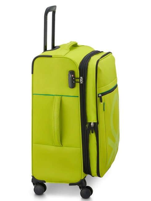 COLOR BLOCK Chariot moyen, extensible eau verte - Valises Semi-rigides