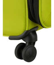 BENETTON By DELSEY COLOR BLOCK Chariot moyen, extensible eau verte - Valises Semi-rigides - 5
