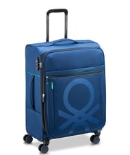 BENETTON By DELSEY COLOR BLOCK Chariot moyen, extensible bleu - Valises Semi-rigides - 3