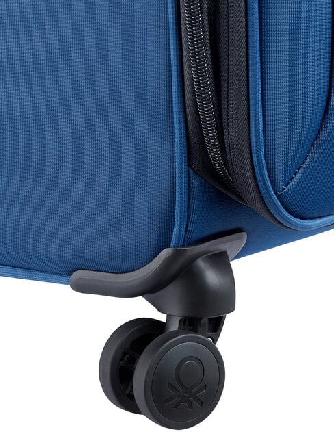 COLOR BLOCK Chariot moyen, extensible bleu - Valises Semi-rigides
