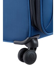 BENETTON By DELSEY COLOR BLOCK Chariot moyen, extensible bleu - Valises Semi-rigides - 6