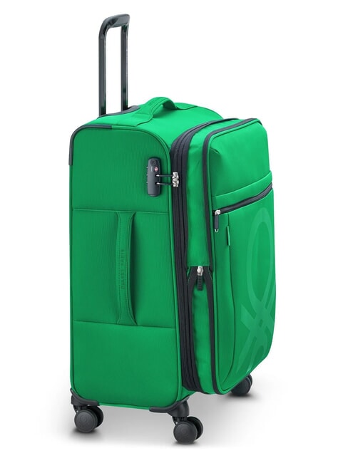 COLOR BLOCK Cabine extensible + chariot moyen + grand ensemble iguane - Ensemble Valises