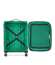 BENETTON By DELSEY COLOR BLOCK Cabine extensible + chariot moyen + grand ensemble iguane - Ensemble Valises - 3