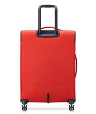 BENETTON By DELSEY COLOR BLOCK Cabine extensible + chariot moyen + grand ensemble ROUGE - Ensemble Valises - 4