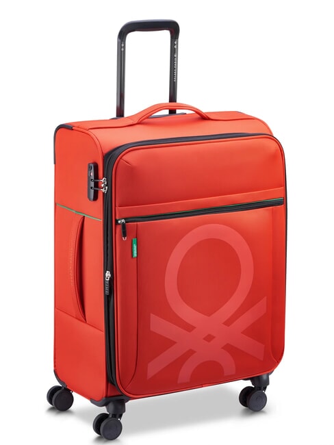 COLOR BLOCK Chariot moyen, extensible ROUGE - Valises Semi-rigides