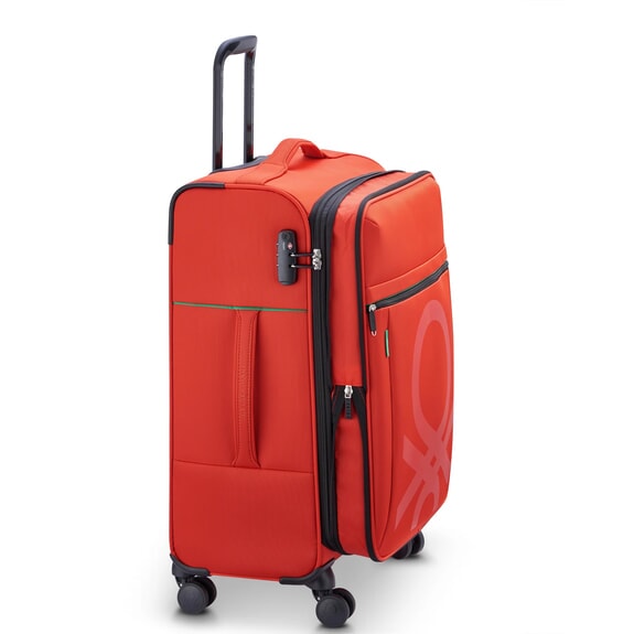 COLOR BLOCK Chariot moyen, extensible ROUGE - Valises Semi-rigides