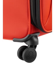 BENETTON By DELSEY COLOR BLOCK Chariot moyen, extensible ROUGE - Valises Semi-rigides - 7