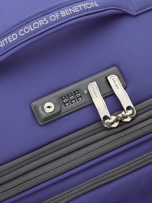 UCB SOFT Ensemble cabine extensible + chariot moyen + grand Violet - Ensemble Valises