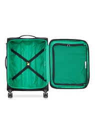 BENETTON By DELSEY COLOR BLOCK Chariot moyen, extensible Noir - Valises Semi-rigides - 2