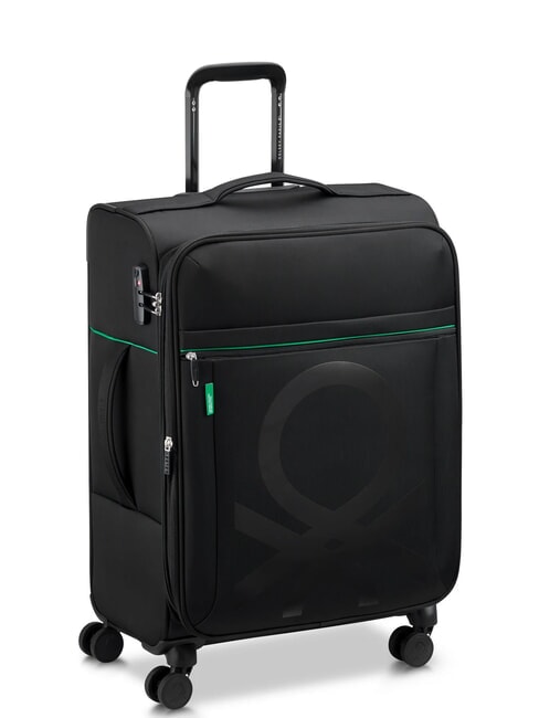 COLOR BLOCK Chariot moyen, extensible Noir - Valises Semi-rigides