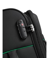 BENETTON By DELSEY COLOR BLOCK Chariot moyen, extensible Noir - Valises Semi-rigides - 5