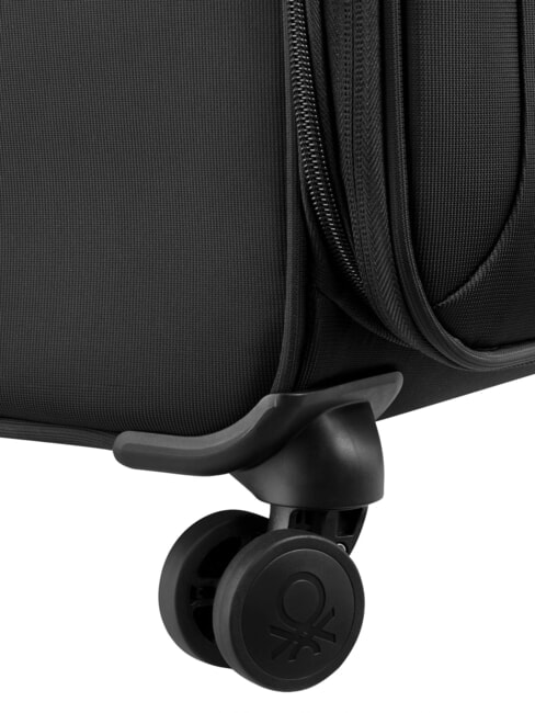 COLOR BLOCK Chariot moyen, extensible Noir - Valises Semi-rigides