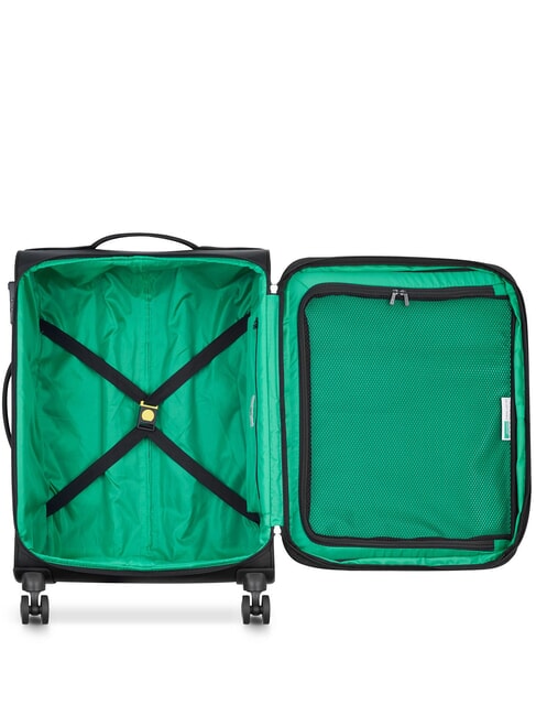 COLOR BLOCK Cabine extensible + chariot moyen + grand ensemble Noir - Ensemble Valises